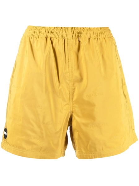 Pantaloni scurti PLEASURES galbeni