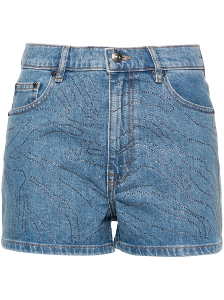 Pantaloni scurti ROTATE Birger Christensen albastri