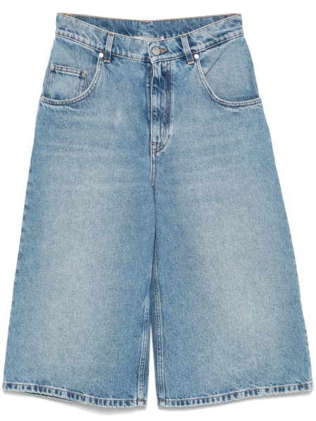 Pantaloni scurti Stella McCartney albastri din bumbac