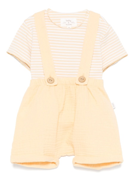 Pantaloni scurti TEDDY & MINOU galbeni