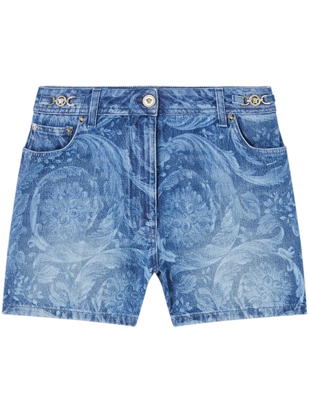 Pantaloni scurti Versace albastri