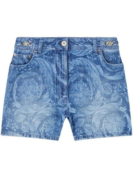 Pantaloni scurti Versace albastri