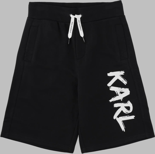 Pantaloni Short Con Logo