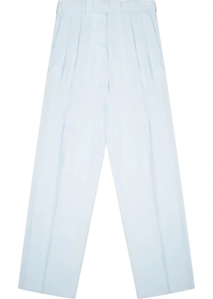 Pantaloni Silk Blend Tailored Pants