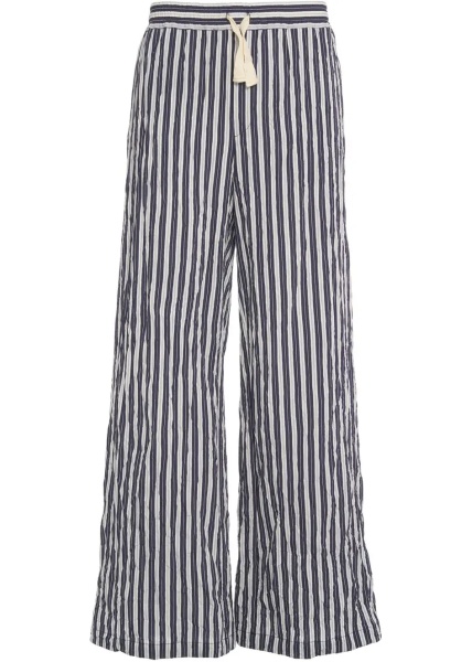Pantaloni Striped palazzo pants