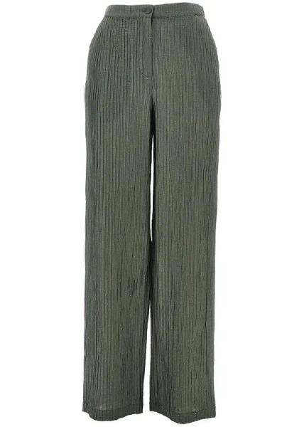 Pantaloni Textured lurex taffetà pants