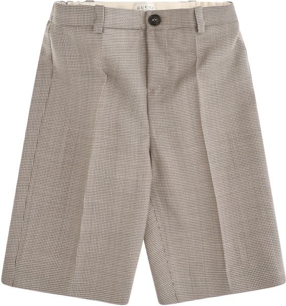 Pantaloni Wool Bermuda Shorts for Boy