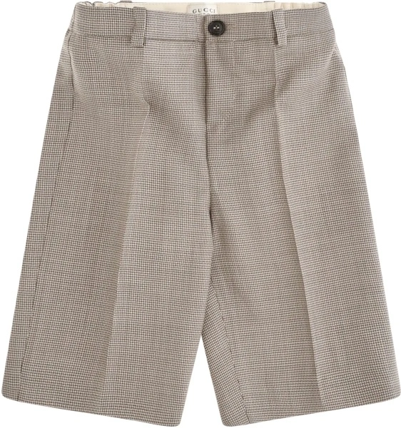 Pantaloni Wool Bermuda Shorts for Boy