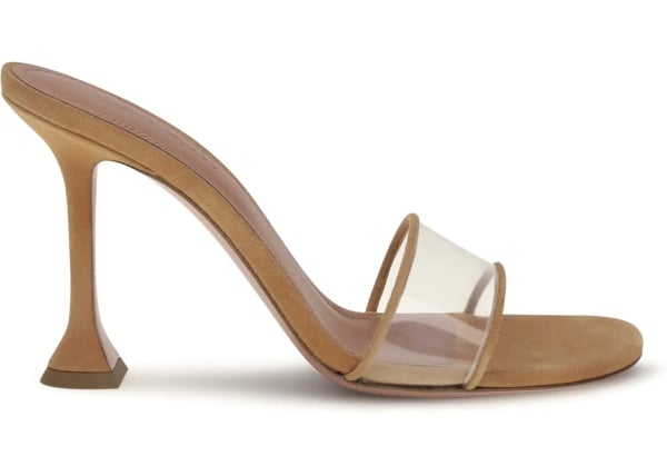 Pantofi Andreea Glass Mule Sandals