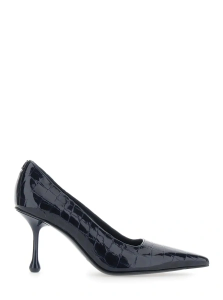 Pantofi cu toc Jimmy Choo albastri din piele