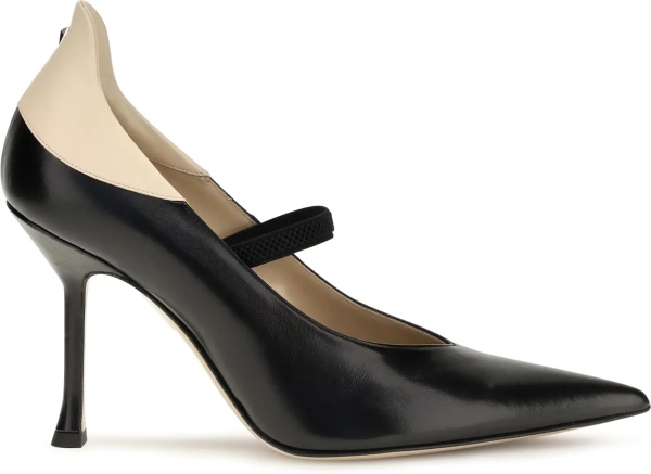 Pantofi Two-tone calfskin Pumps
