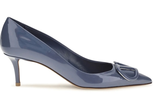 Pantofi VLogo Signature patent leather Pumps