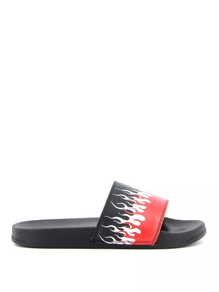 Papuci Vision of Super Slipper SLIDERFLAMES BLACK