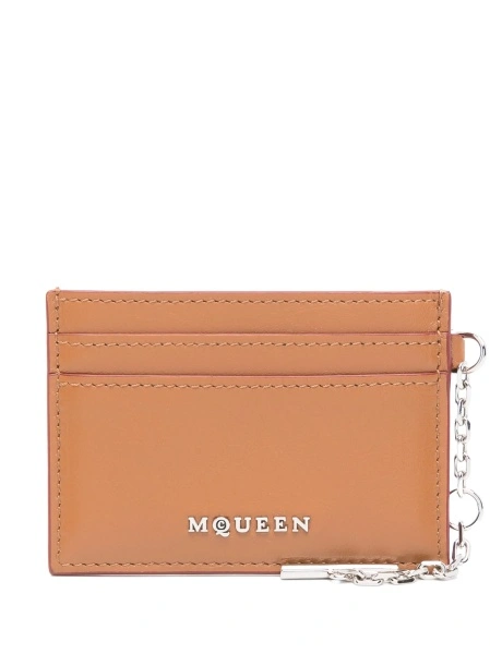 Portofel Alexander McQueen maro din piele