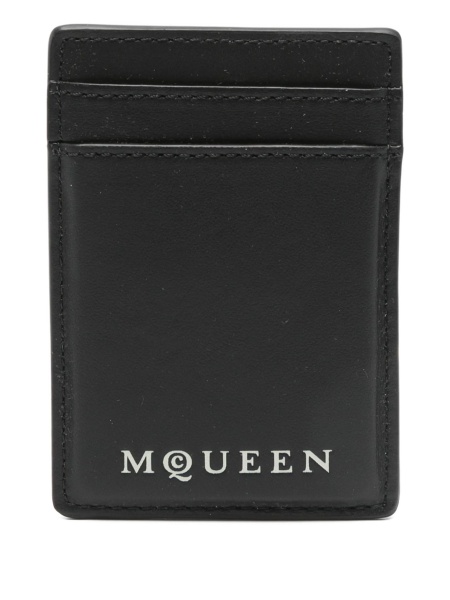 Portofel Alexander McQueen negru din piele