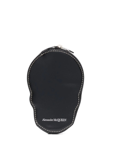 Portofel Alexander McQueen negru din piele