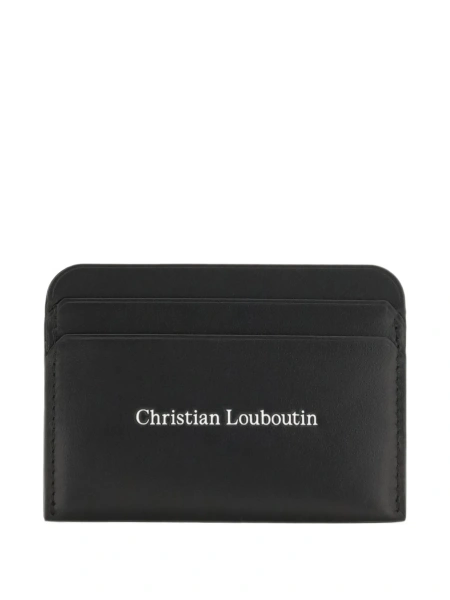 Portofel Christian Louboutin negru din piele