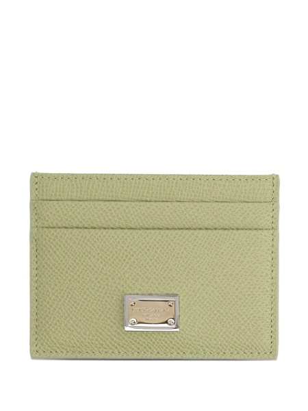 Portofel Dolce & Gabbana verde din piele