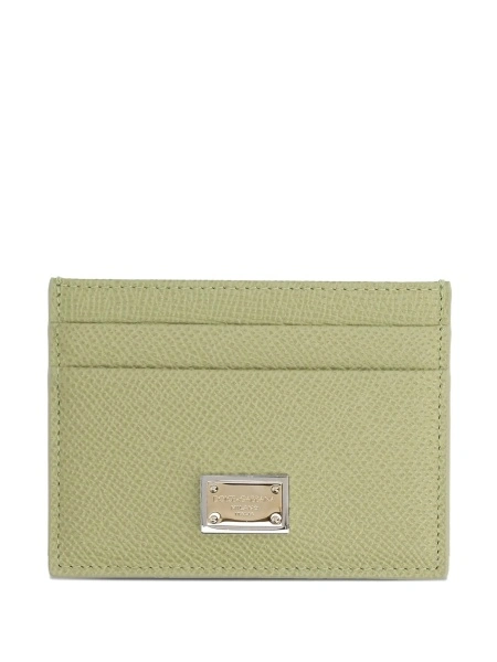 Portofel Dolce & Gabbana verde din piele