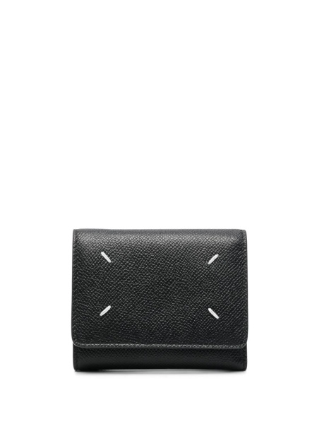 Portofel Maison Margiela negru din piele