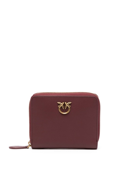 Portofel Pinko violet din piele