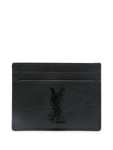 Portofel Saint Laurent negru din piele