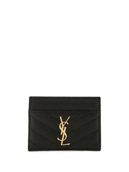 Portofel Saint Laurent negru din piele