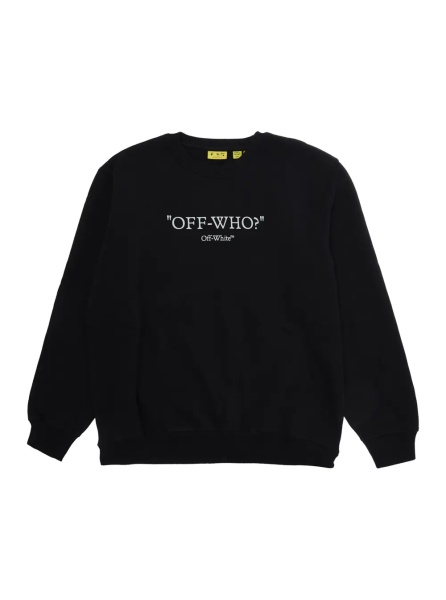 Pulover Black sweatshirt with logo on the front and back in cotton boy