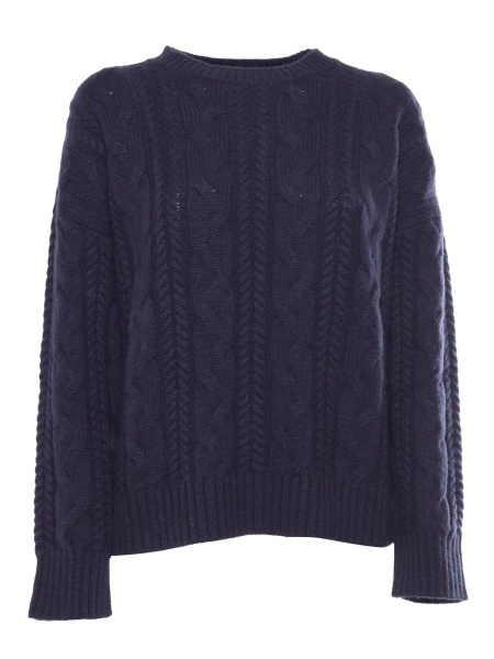 Pulover BRAIDED CREWNECK SWEATER