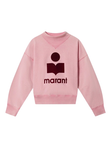 Pulover ISABEL MARANT ETOILE roz