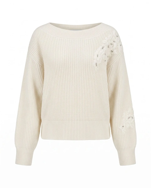 Pulover Sweater with embroidery