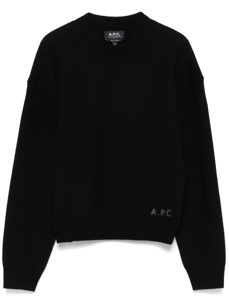 Pulover tricotat A.P.C. negru
