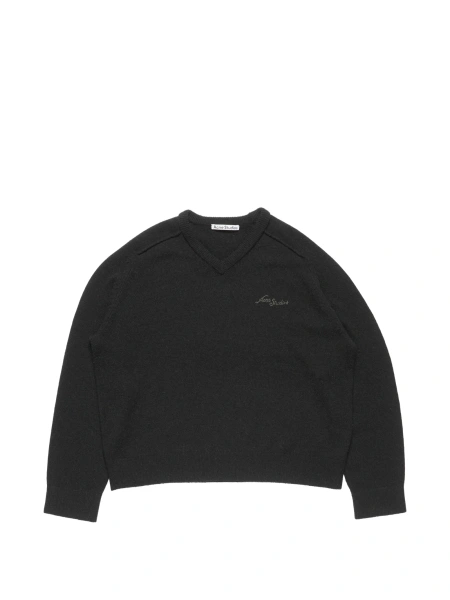 Pulover tricotat Acne Studios negru