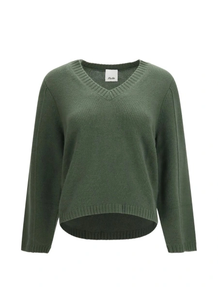 Pulover tricotat Allude verde