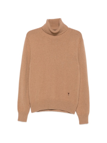 Pulover tricotat AMI Paris ami de coeur neutru