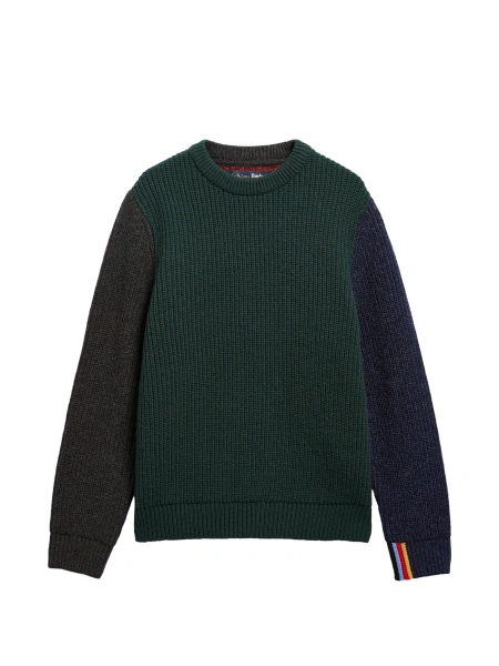 Pulover tricotat Barbour verde