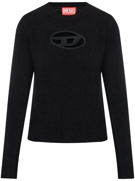 Pulover tricotat Diesel negru