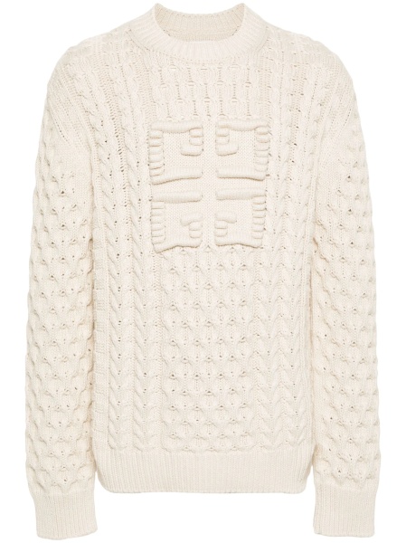 Pulover tricotat Givenchy neutru