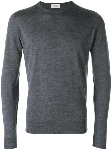 Pulover tricotat John Smedley gri