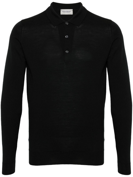 Pulover tricotat John Smedley negru