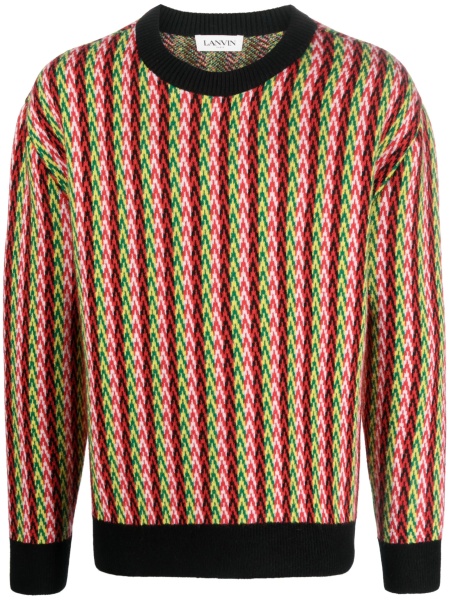 Pulover tricotat Lanvin rosu