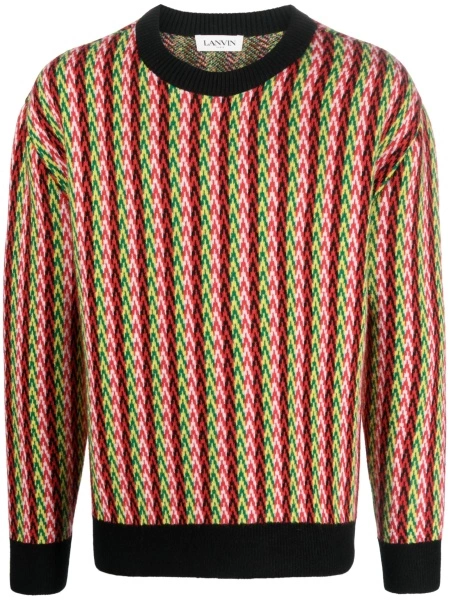 Pulover tricotat Lanvin rosu