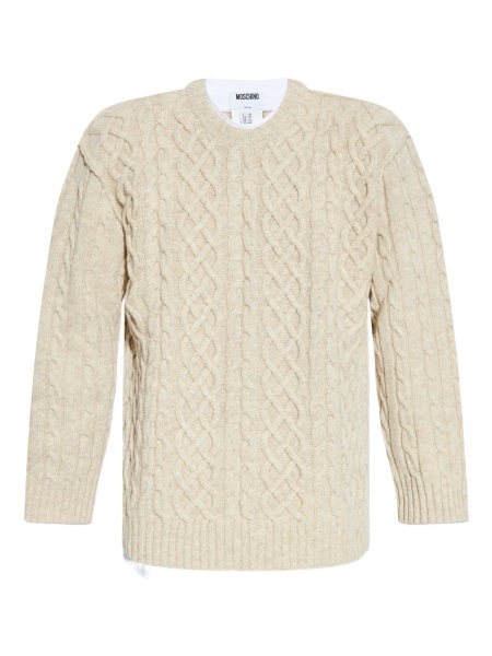 Pulover tricotat Moschino neutru