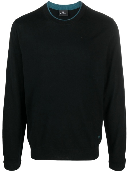 Pulover tricotat Paul Smith negru