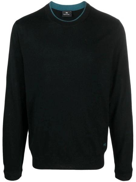Pulover tricotat Paul Smith negru