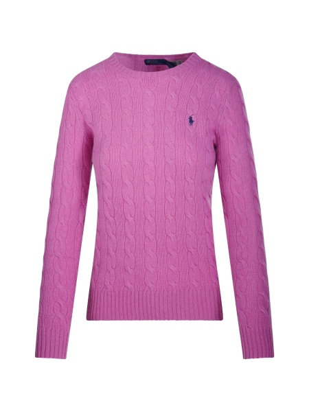 Pulover tricotat Ralph Lauren roz