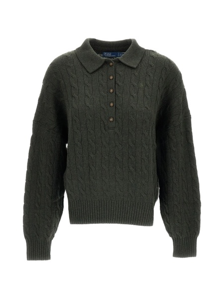 Pulover tricotat Ralph Lauren verde