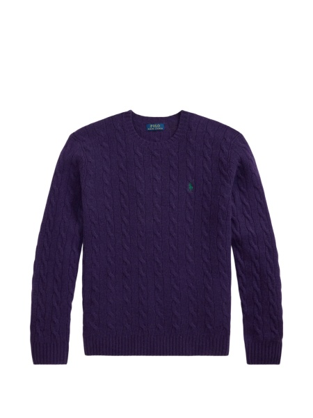Pulover tricotat Ralph Lauren violet