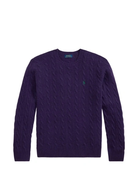 Pulover tricotat Ralph Lauren violet
