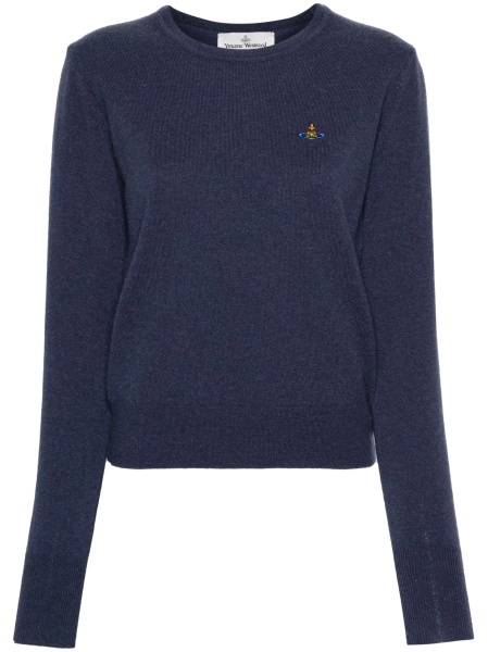 Pulover tricotat Vivienne Westwood albastru